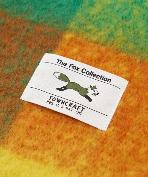 「TOWNCRAFT」 マフラー フリ- オレンジ メンズ_画像2