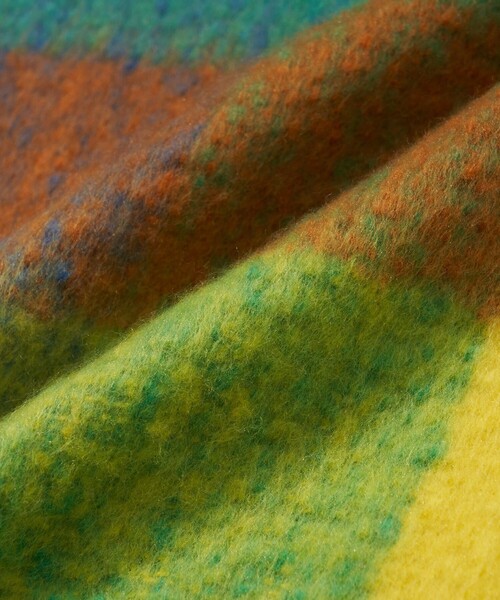 「TOWNCRAFT」 マフラー フリ- オレンジ メンズ_画像6