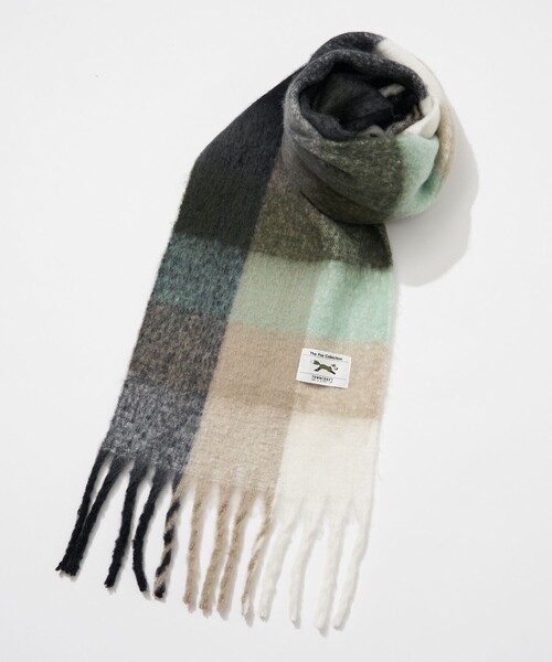 「TOWNCRAFT」 マフラー フリ- オレンジ メンズ_画像7