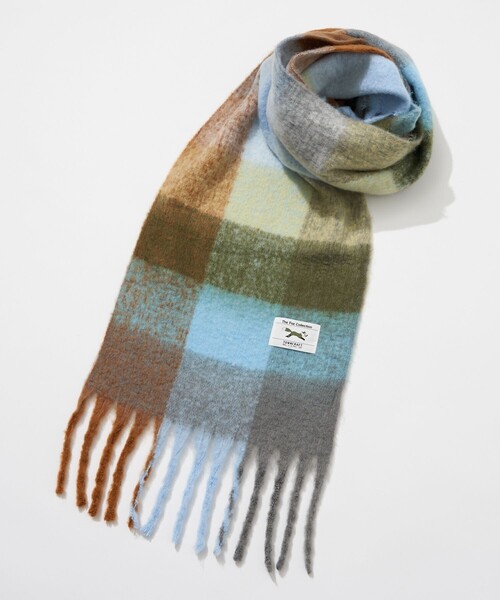 「TOWNCRAFT」 マフラー フリ- オレンジ メンズ_画像9