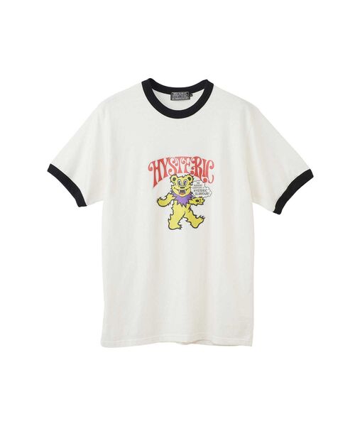 ☆HYSTERIC GLAMOUR☆FIRE BEAR GLITTER Tシャツ HYSTERIC GLAMOUR tシャツ FIRE BEAR GLITTER Tシャツ メンズ