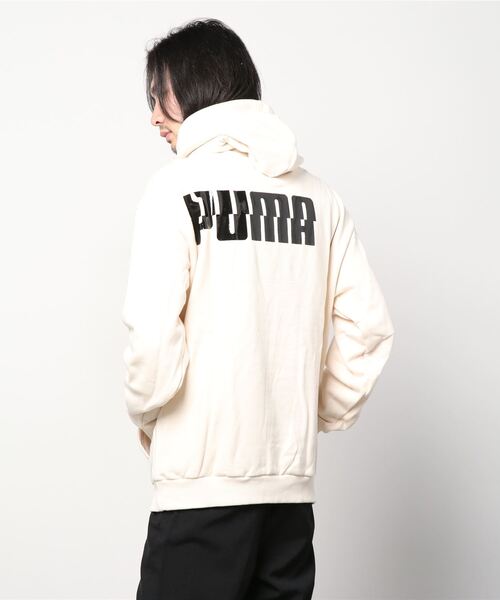 PUMA x WIND AND SEA パーカー L ベージュ WIND AND SEA 「WIND SEA」 プルオーバーパーカー「PUMAコラボ