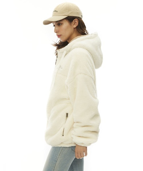 「BILLABONG」 ブルゾン MEDIUM オフホワイト レディース_画像7
