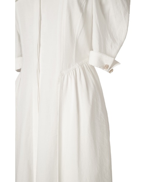 ワンピース Her lip to Pleated Open Shirt Dress Her lip to ワンピース Pleated Open Shirt Dress : ZOZOTOWN