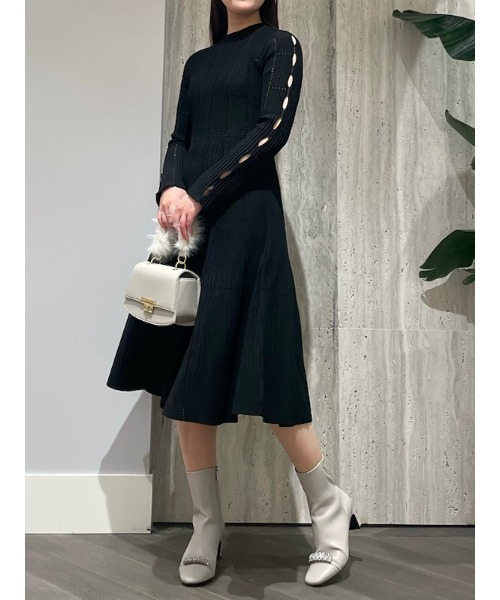 CELFORD（セルフォード） ニットワンピース 38 ブラック レディース