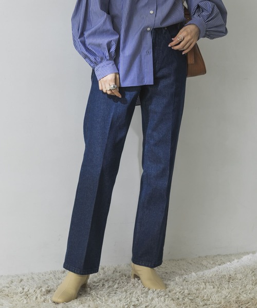 [URBAN RESEARCH] Denim брюки 34 индиго голубой женский 