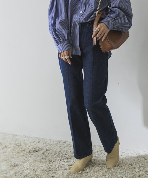 [URBAN RESEARCH] Denim брюки 34 индиго голубой женский 