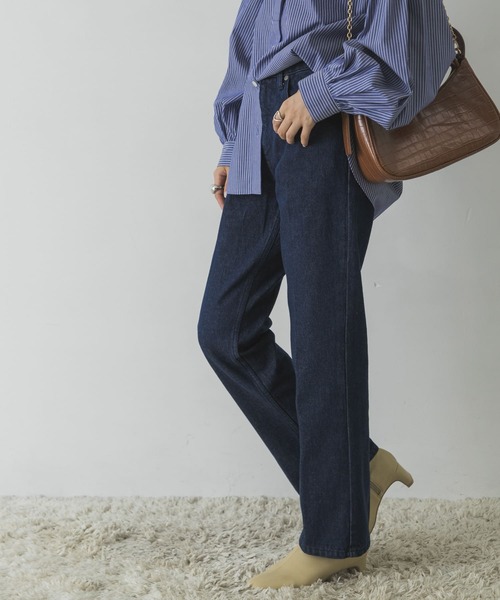 [URBAN RESEARCH] Denim брюки 34 индиго голубой женский 