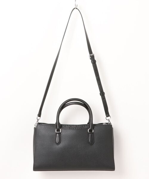 MICHAEL KORS 黒 レザーハンドバッグ MICHAEL KORS（マイケルコース） ハンドバッグ AVRIL SMALL アヴリル