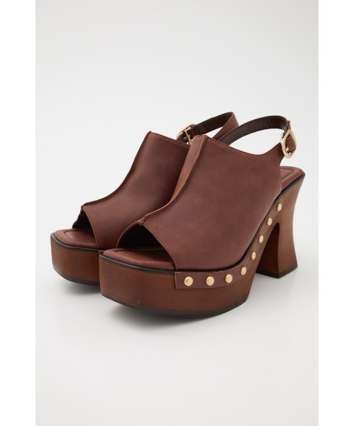 MOUSSY サンダル PLATFORM WOOD レディース : ZOZOTOWN Yahoo!店