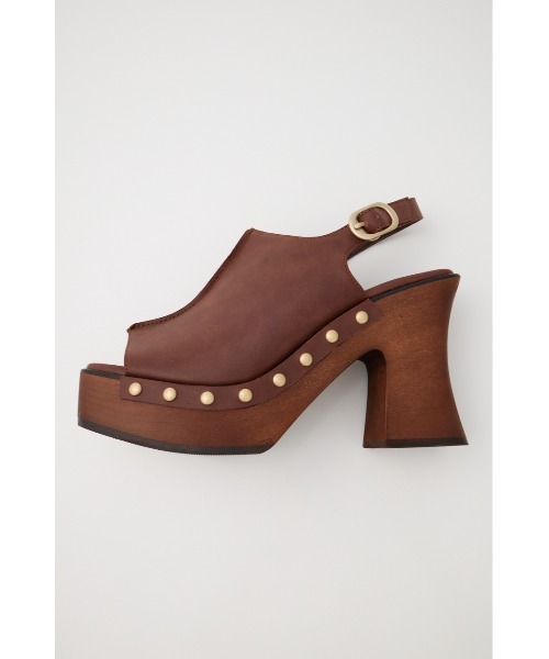 MOUSSY（マウジー） サンダル PLATFORM WOOD サンダル レディース