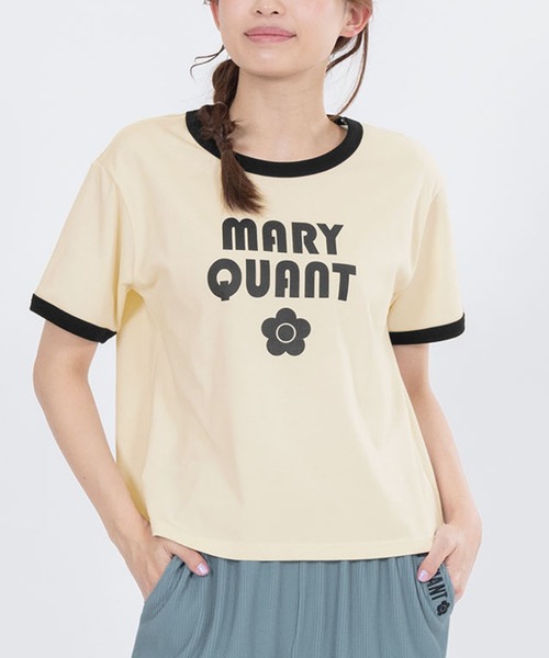 マリークワント　Tシャツ　半袖シャツ　プルオーバー　ロゴデイジー【新品未使用】 MARY QUANT tシャツ マリークワント mary quant シンプル
