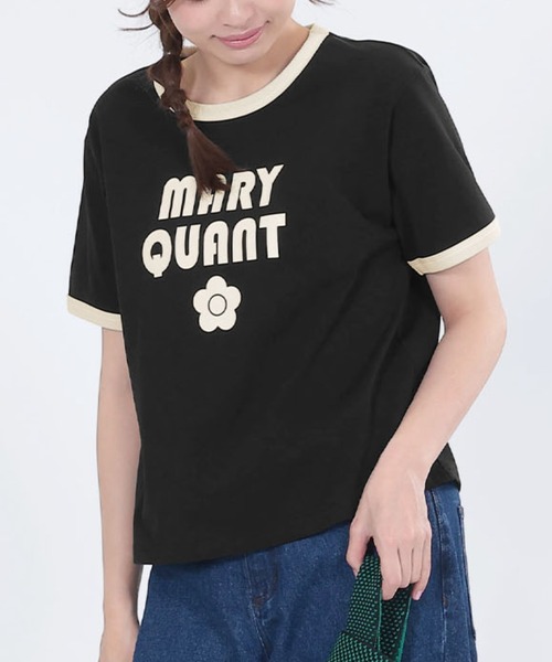 tシャツ マリークワント mary quant レトロロゴリンガーデイジー Tシャツ レディース