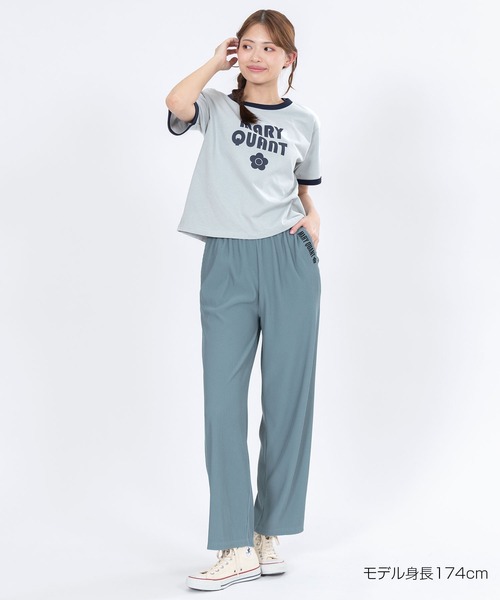 マリークワント　Tシャツ　半袖シャツ　プルオーバー　ロゴデイジー【新品未使用】 マリークワント MARY QUANT シンプルデイジーロゴ2 Tシャツ