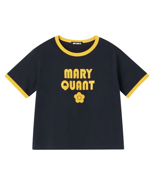 マリークワント　Tシャツ　半袖シャツ　プルオーバー　ロゴデイジー【新品未使用】 マリークワント MARY QUANT シンプルデイジーロゴ2 Tシャツ