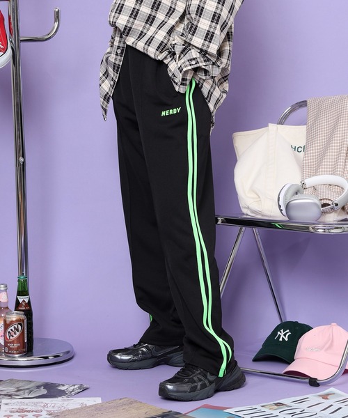 NERDY スウェットパンツ ジャージ トラックパンツ メンズ レディース