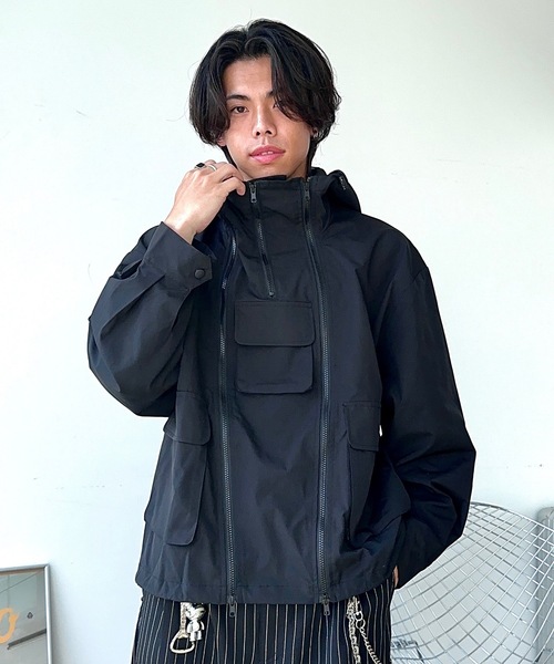 MandO（エムオー） ブルゾン アウター 2WAYジップマウンテンパーカー