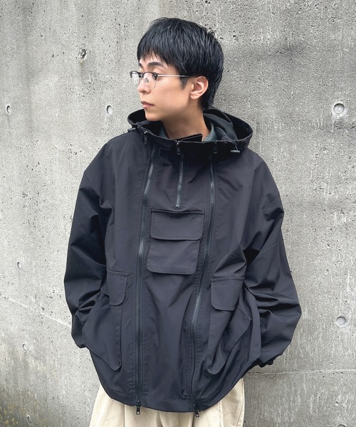MandO（エムオー） ブルゾン アウター 2WAYジップマウンテンパーカー