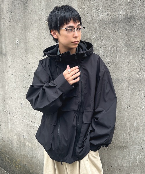 MandO（エムオー） ブルゾン アウター 2WAYジップマウンテンパーカー