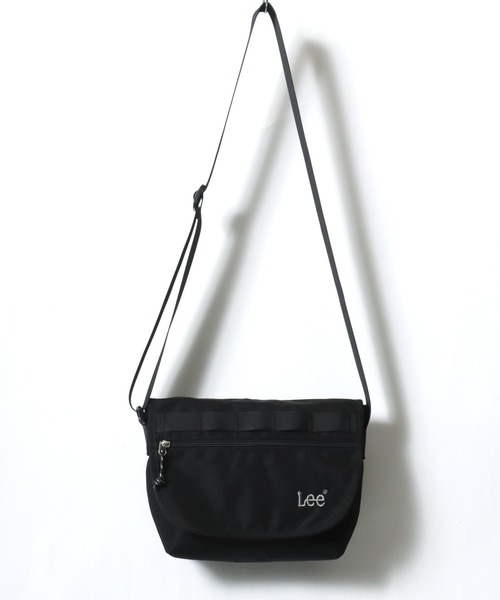 L0EWE ブラック ショルダーバッグ Lee（リー） ショルダーバッグ バッグ 撥水 ロゴ ワンポイント刺繍