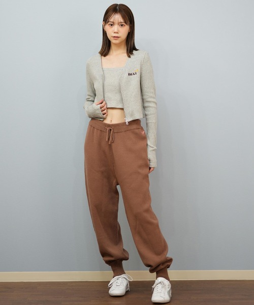 ROXY（ロキシー） ニット セーター カーディガン ショート丈 2点セット