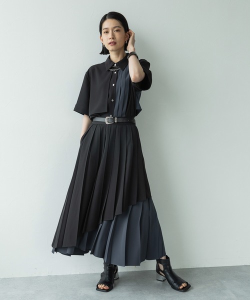 HARE（ハレ） プリーツスカート FREE ブルー系その他 レディース