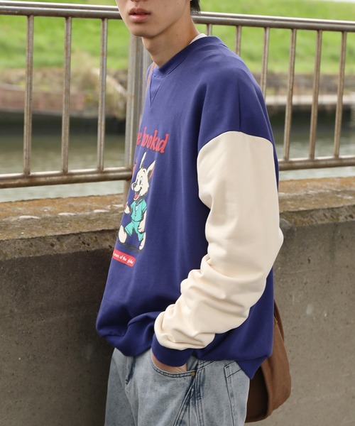 トレーナー スウェット HOOK -original- キャラクタープリント クルー