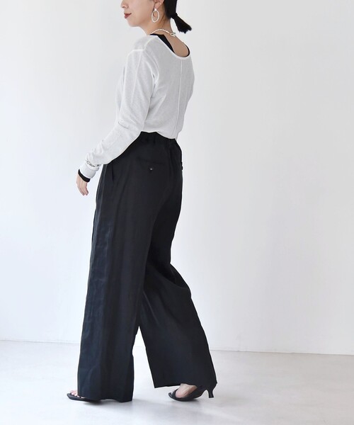 「quaranciel」 スラックス 36 ピンク レディース_画像3