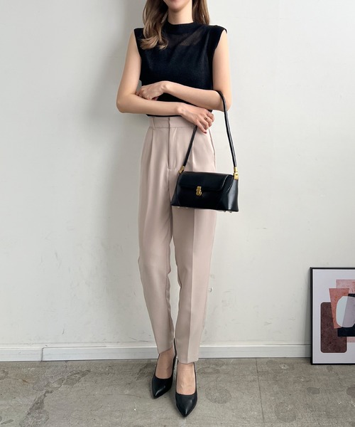 「Futier land」 ノースリーブニット FREE グレー レディース_画像2