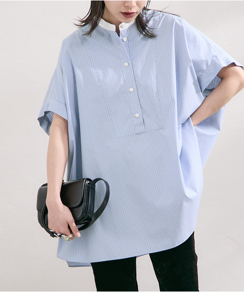 JOURNAL STANDARD ブラウス シャツ フロントブザムハーフ
