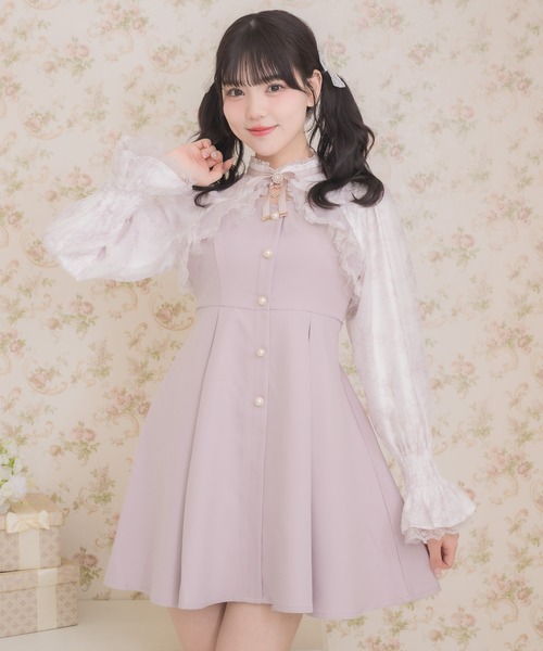 ROJITA（ロジータ） ワンピース 花柄シアーラッフルワンピース