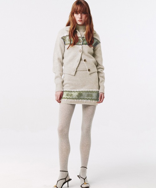 Kijun（キジュン） カーディガン Nordic Knit Cardigan ノルディック柄