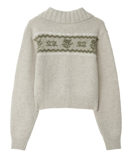 Kijun（キジュン） カーディガン Nordic Knit Cardigan ノルディック柄