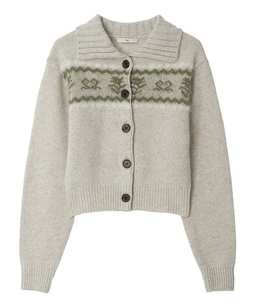 Kijun（キジュン） カーディガン Nordic Knit Cardigan ノルディック柄