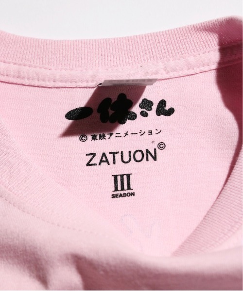 「C.E.L.STORE」 「zatuon」半袖Tシャツ X-LARGE ピンク メンズ_画像3