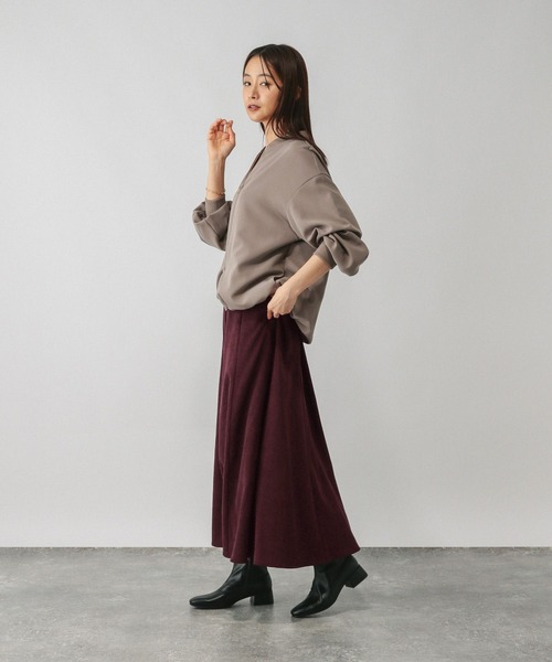 ❀未使用❀【Reflect】コーデュロイ　フレアスカート GLOBAL WORK（グローバルワーク） スカート イージーケアコーデュロイ