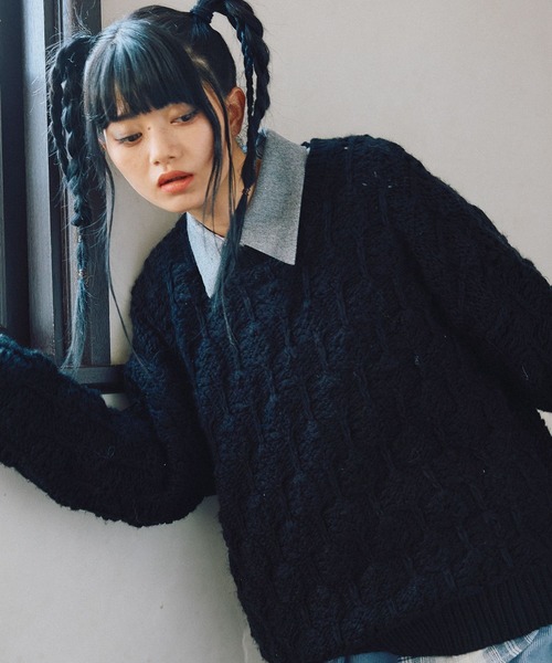 niko and…（ニコアンド） ニット セーター 「MODE NORM CORE