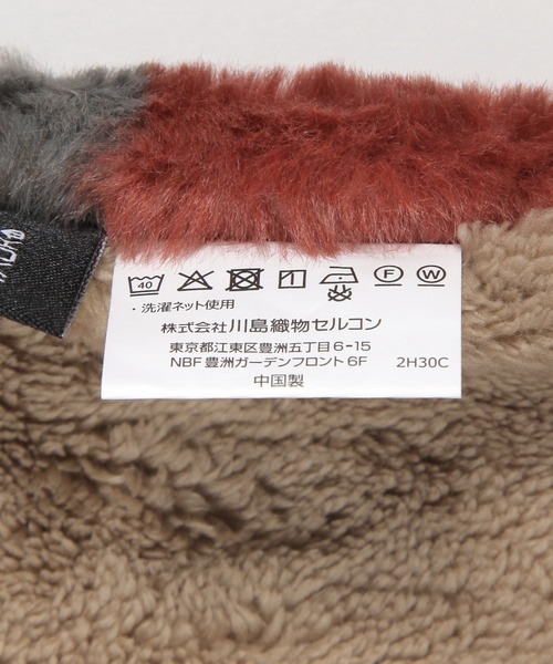 George's ブランケット 「60×130」25ボリュームチェックポンチョ