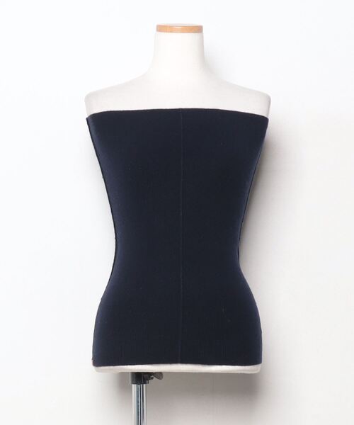 extreme cashmere belt ネイビー チューブトップ ベアトップ Extreme Cashmere ベアトップ ネイビー エクストリームカシミア