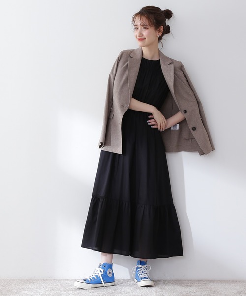 「N.(N. Natural Beauty Basic)」 ノースリーブワンピース MEDIUM イエロー レディース_画像4