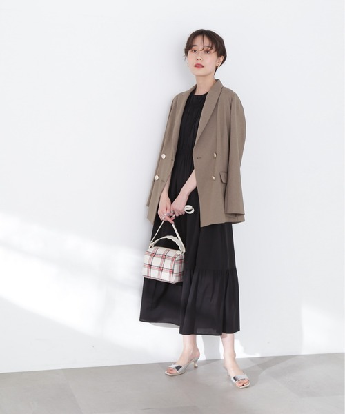 「N.(N. Natural Beauty Basic)」 ノースリーブワンピース MEDIUM イエロー レディース_画像5
