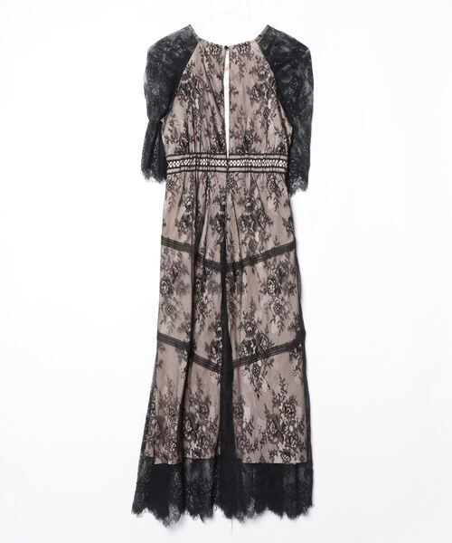 「Dorry Doll」 半袖ワンピース M ブラック レディース_画像2