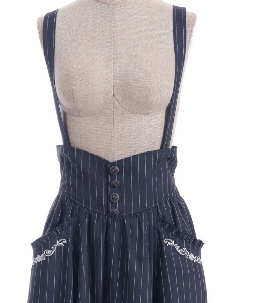 axes femme（アクシーズ ファム） スカート サス付プチローズ刺繍