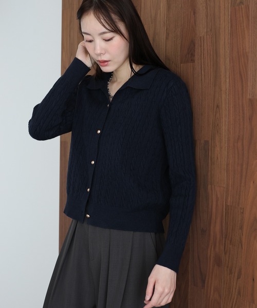 J by blue（ジェイバイブルー） カーディガン 「新色追加／6色展開