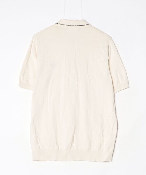 FRED PERRY 半袖ニット アイボリー 人気カラー　即購入OK FRED PERRY（フレッドペリー） 半袖ニット M ベージュ メンズ