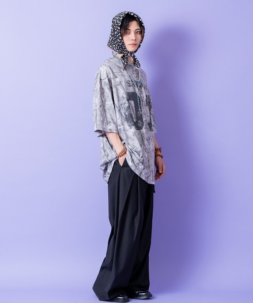 「ankoROCK」 半袖Tシャツ ONESIZE ベージュ メンズ_画像5