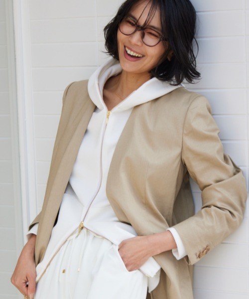 「BARNYARDSTORM」 ジップアップパーカー 0 レッド レディース_画像9