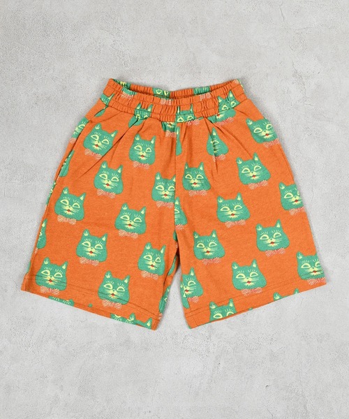 KAPITAL 緑オレンジ ショートパンツ MARKEY'S（マーキーズ） ハーフパンツ パンツ 短パン ソウガラミニ