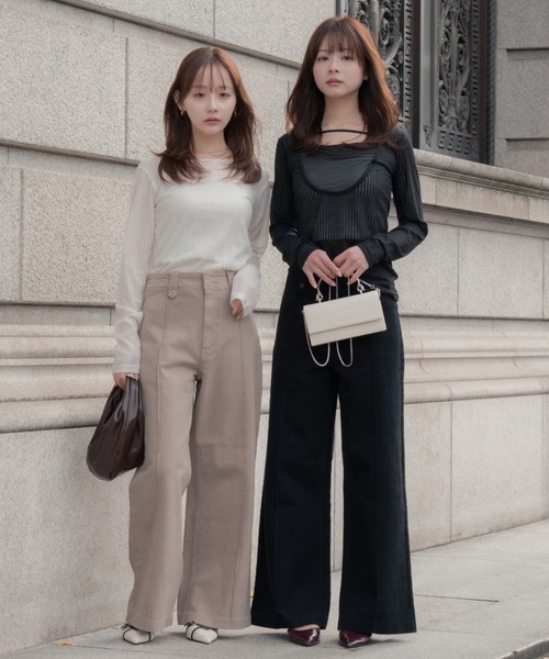 tシャツ 2way layered tops（ツーウェイレイヤードトップス