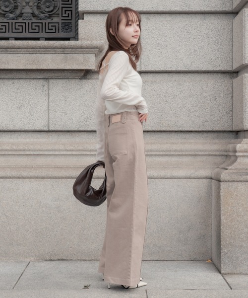 tシャツ 2way layered tops（ツーウェイレイヤードトップス